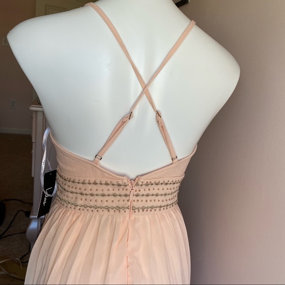 Lulu’s Blush Pink Embroidered Maxi Dress - Picture 6 of 11